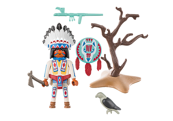 PLAYMOBIL 70062 Special Plus Native American Chief for sale online
