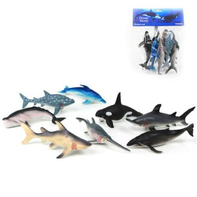 8 Piece Ocean World Figure Set - Image 1