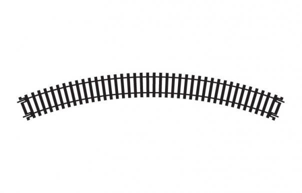 Hornby Double Curve 1st Radius Track Piece - R605 - Image 1