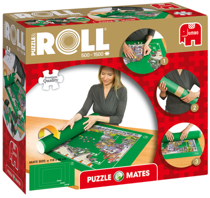 Puzzle Mates – Puzzle & Roll (up to 1500 piece puzzles) Jumbo Jigsaw Roll 17690 - Image 1
