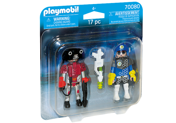 Playmobil 70080 - Space Police Officer and Thief Duo Pack - Image 1