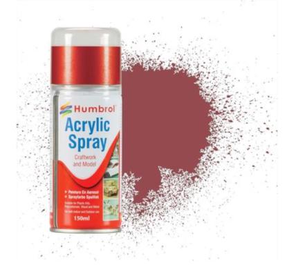 73 Grass Matt Wine Red Oxide - 150ml Humbrol Acrylic Spray Paint - Image 1