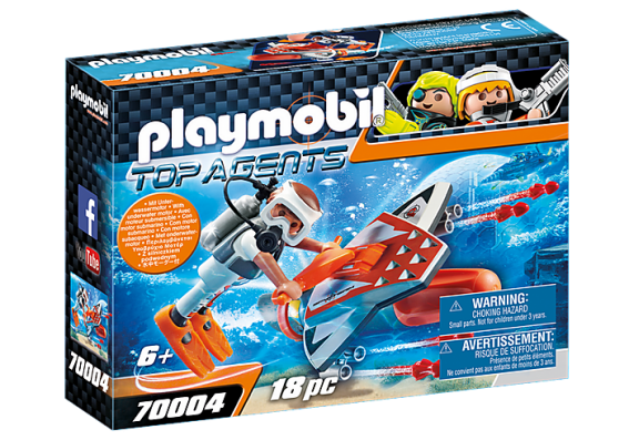 Playmobil 70004 - Spy Team Underwater Wing - Image 1