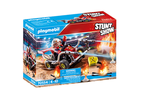 Playmobil 70554 - Stunt Show Fire Quad - Image 1