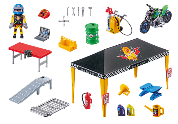 Playmobil 70552 - Stunt Show Service Tent - Image 2