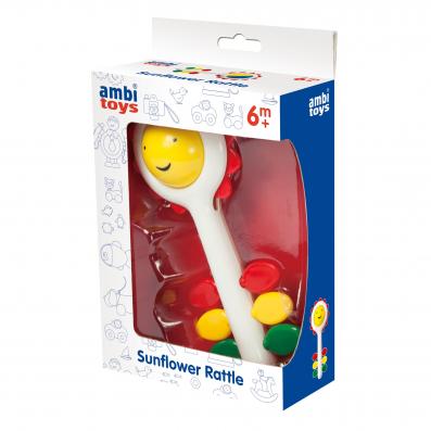 Ambi Toys Sunflower Rattle  Nursery Toy - Image 1