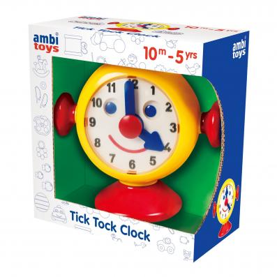 Ambi Toys Tick Tock Clock Nursery Toy - Image 1