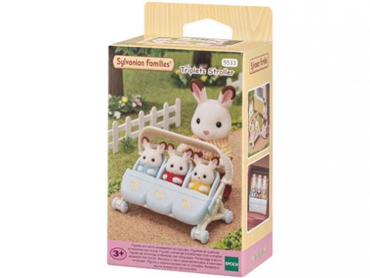 Sylvanian Families 5533 - Triplets Stroller - Image 1