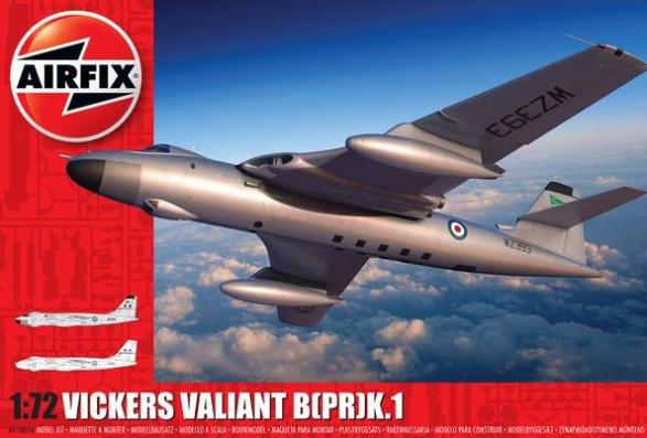 1:72 Vickers Valiant B(PR)K.1 Airfix Model Kit: A11001A - Image 1