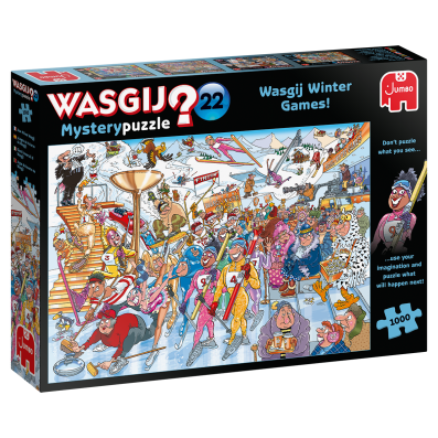 1000 Piece Wasgij Mystery 22 - Winter Games! Jumbo Jigsaw Puzzle - 25012 - Image 1