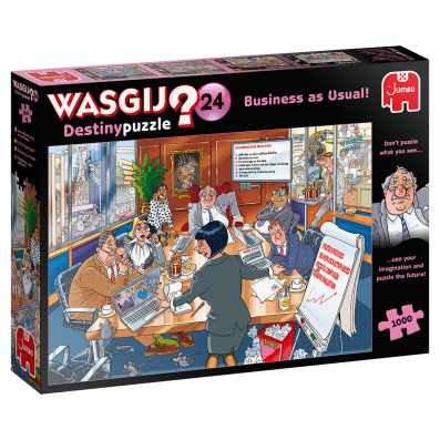 1000 Piece Wasgij Destiny 24 - Business As Usual Jumbo Jigsaw Puzzle - 25013 - Image 1