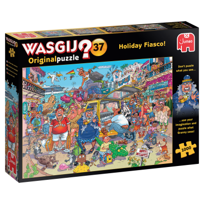 1000 Piece Wasgij Original 37 - Holiday Fiasco! Jumbo Jigsaw Puzzle - 25004 - Image 1