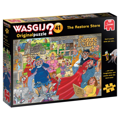1000 Piece Wasgij Original 41 - The Restore Store! Jumbo Jigsaw Puzzle - 25020 - Image 1