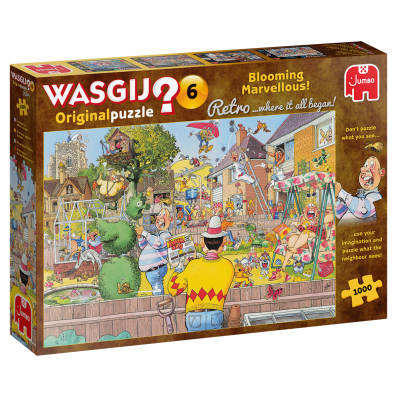 1000 Piece Wasgij Retro Original 6 - Blooming Marvellous! Jumbo Jigsaw Puzzle - 25014 - Image 1