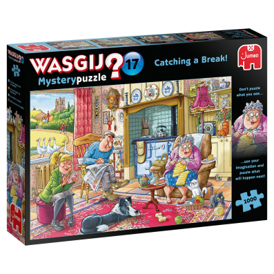 1000 Piece Wasgij Mystery 17 - Catching A Break Jumbo Jigsaw Puzzle - 19175 - Image 1