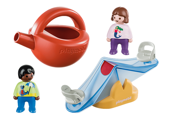 Playmobil 1 2 3... 70269 - Water Seesaw With Watering Can - Image 2