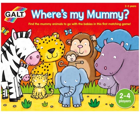 GALT Where's My Mummy? Card Matching Game - Image 1