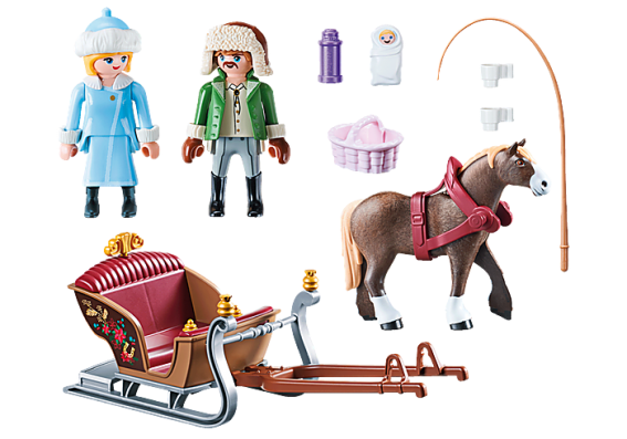 Playmobil 70397 - Winter Sleigh Ride - Image 2