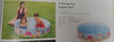 4ft x 10In Snorkel Fun Snapshot Padding Pool