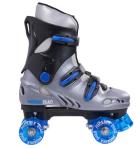 Phoenix Quad Blue/Silver Roller Skates UK Size 1